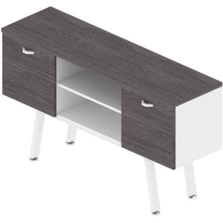 Греденция Air Zone Z-34 (черный ясень/белый, 1320х380х750 мм)